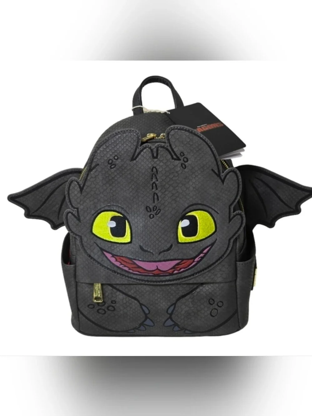 Loungefly Toothless How to Train Your Dragon Cosplay Mini Backpack NWT